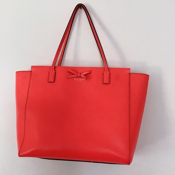 Kate Spade tote bag large - red